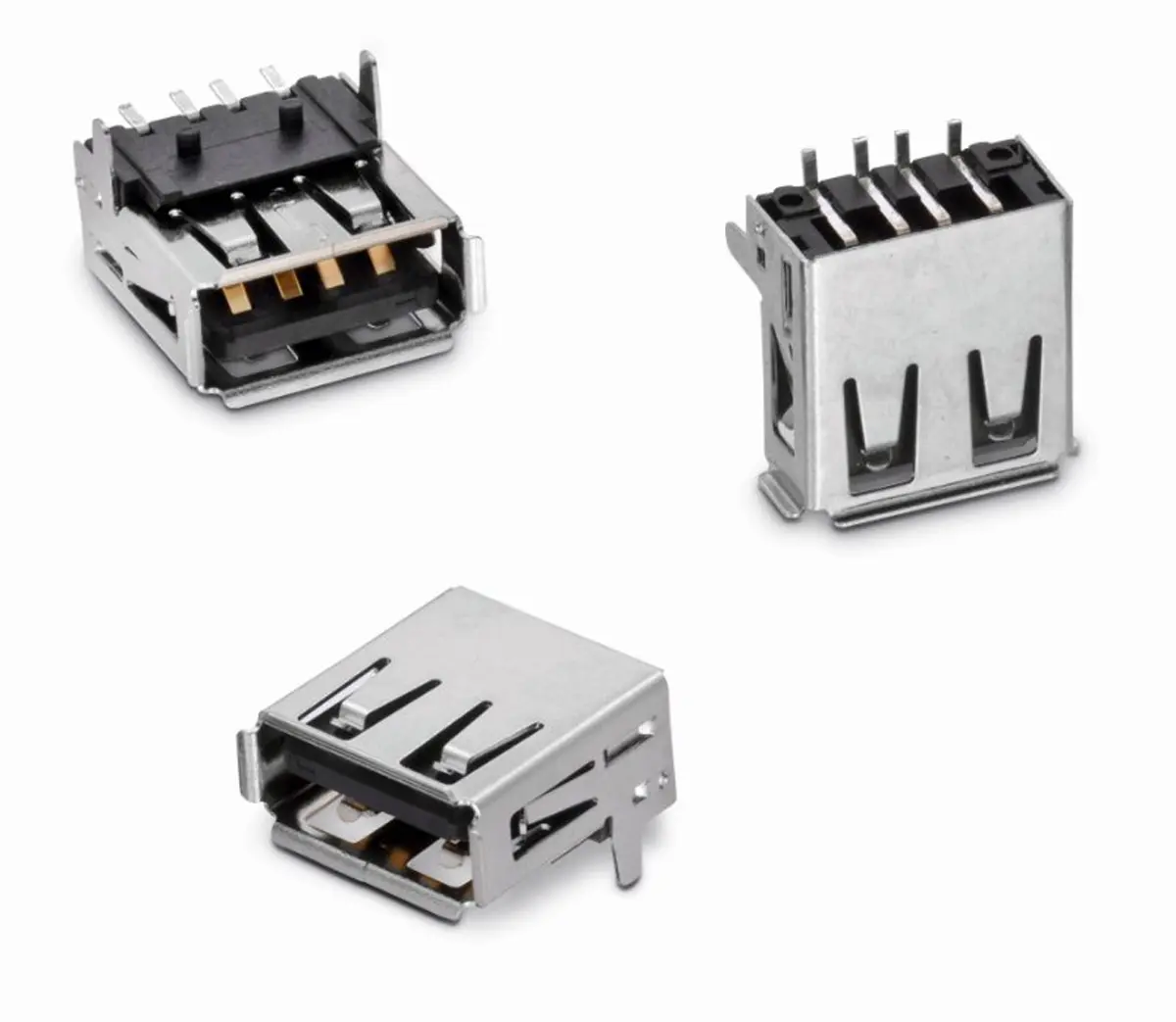 Produktfoto 1 von Wurth Elektronik, Gerade WR-COM USB-Steckverbinder Stecker USB Typ A 1, Oberfläche USB 2.0