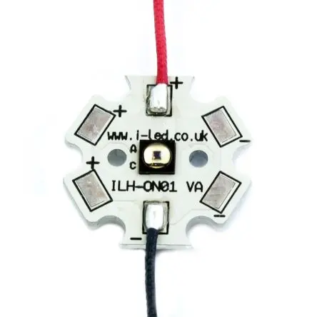 Produktfoto 1 von Intelligent LED Solutions OSLON Black PowerStar IR-LED Modul, Leiterplatte, 850 nm, 660 mW, 150 °, 2-Pin, Oberfläche