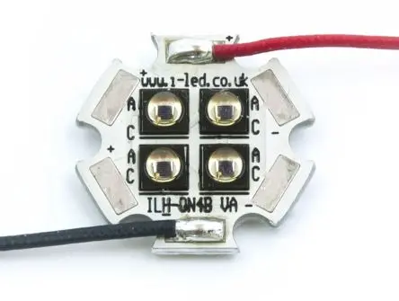 Produktfoto 1 von Intelligent LED Solutions OSLON Black PowerStar IR-LED Array, Leiterplatte, 850 nm, 2740 mW, 90 °, 2-Pin, Oberfläche