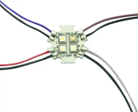 Produktfoto 1 von Intelligent LED Solutions LED-Array OSLON SSL 150 Blau, Grün, Rot, Weiß, 4-LEDs, Ø 20 mm Außen-ø 130 lm-Typ, 6500k