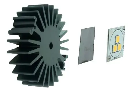 Produktfoto 1 von Intelligent LED Solutions ILA Thermische Schnittstelle, 5 W/mK Selbstklebend, Stärke 0.007 mm 24 mm 24mm Graphit