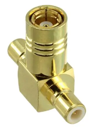 Produktfoto 1 von RF Solutions HF Adapter, 50 Ω, gewinkelt, 3GHz Buchse Stecker, Koaxial Nennspannung