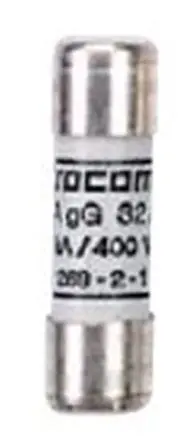 Produktfoto 1 von Socomec NFC-DIN Patronensicherung / 10A 10 x 38 mm 500V ac gG