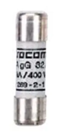 Produktfoto 1 von Socomec NFC-DIN Patronensicherung / 4A 10 x 38 mm 500V ac gG
