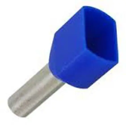 Produktfoto 1 von JST TWE Aderendhülsen-Crimp, Stift ø 2.9 mm, Blau, Polypropylen, 9 mm, 18mm, Isoliert, 14 AWG max.