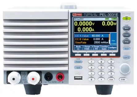 Produktfoto 1 von RS PRO PEL Elektronische Last, 3 to 300 W, 0 to 60 A / 1/150 V