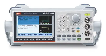 Produktfoto 1 von RS PRO AFG-30022 Funktionsgenerator Variable Wobbelfuntion 1 μHz → 20 MHz 12-Kanal Digitalfrequenz FM Modulation