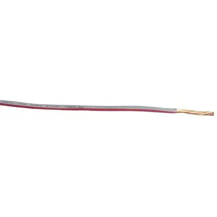 Produktfoto 1 von RS PRO Einzeladerleitung 2 mm² 30m Rot/Weiß Ø 3.3mm 115/0,15 mm Litzen