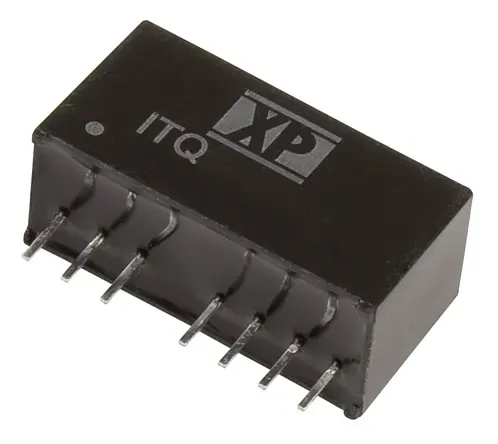 XP Power ITQ DC/DC-Wandler 6W 24 V dc IN, ±5V dc OUT / ±600mA Durchsteckmontage 1.5kV dc isoliert