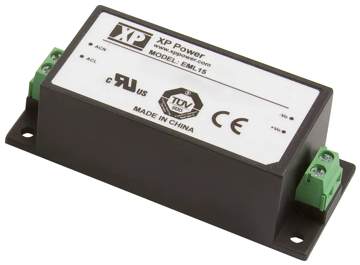 Produktfoto 1 von XP Power Schaltnetzteil, 12V dc / 1.25A 15W 120 → 370 V dc, 85 → 264 V ac Gekapselt, Medizin-Zulassung,