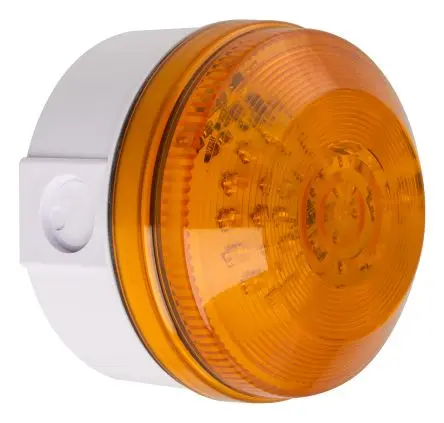 Produktfoto 1 von Moflash LED195 LED Filament/Warnsummer Signalleuchte 48V ac/dc Gelb Hinten, Ø 104 mm x 73 mm IP65