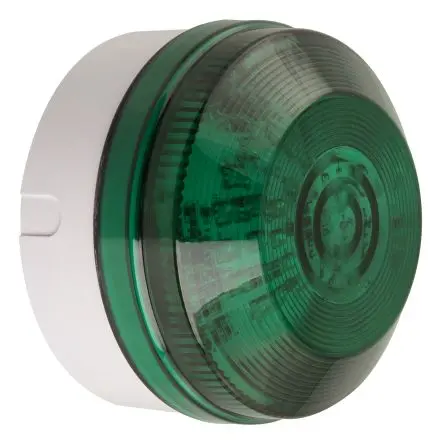 Produktfoto 1 von Moflash LED195 LED Filament/Warnsummer Signalleuchte 48V Grün Hinten, Ø 104 mm x 73 mm IP65
