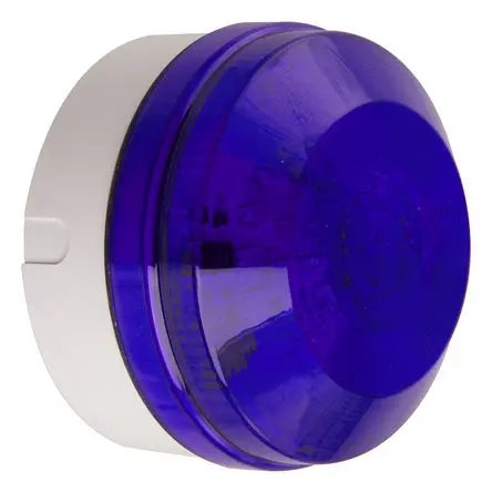 Produktfoto 1 von Moflash LED195, LED Blitz Signalleuchte Blau, 20 → 30 V ac/dc, Ø 104mm x 73mm