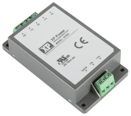 Produktfoto 1 von XP Power DTE20 DC/DC Konverter, 12V dc OUT 1.67 A Fahrgestell 36V dc 2.5 kV dc -40 °C 85 °C