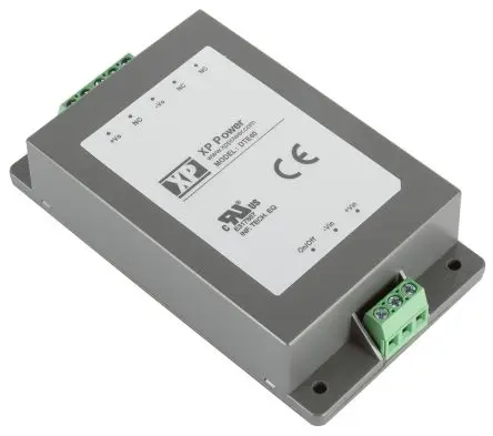 Produktfoto 1 von XP Power DTE40 DC/DC Konverter, 48V dc OUT 0.84 A Fahrgestell 36V dc 2.5 kV dc -40 °C 85 °C