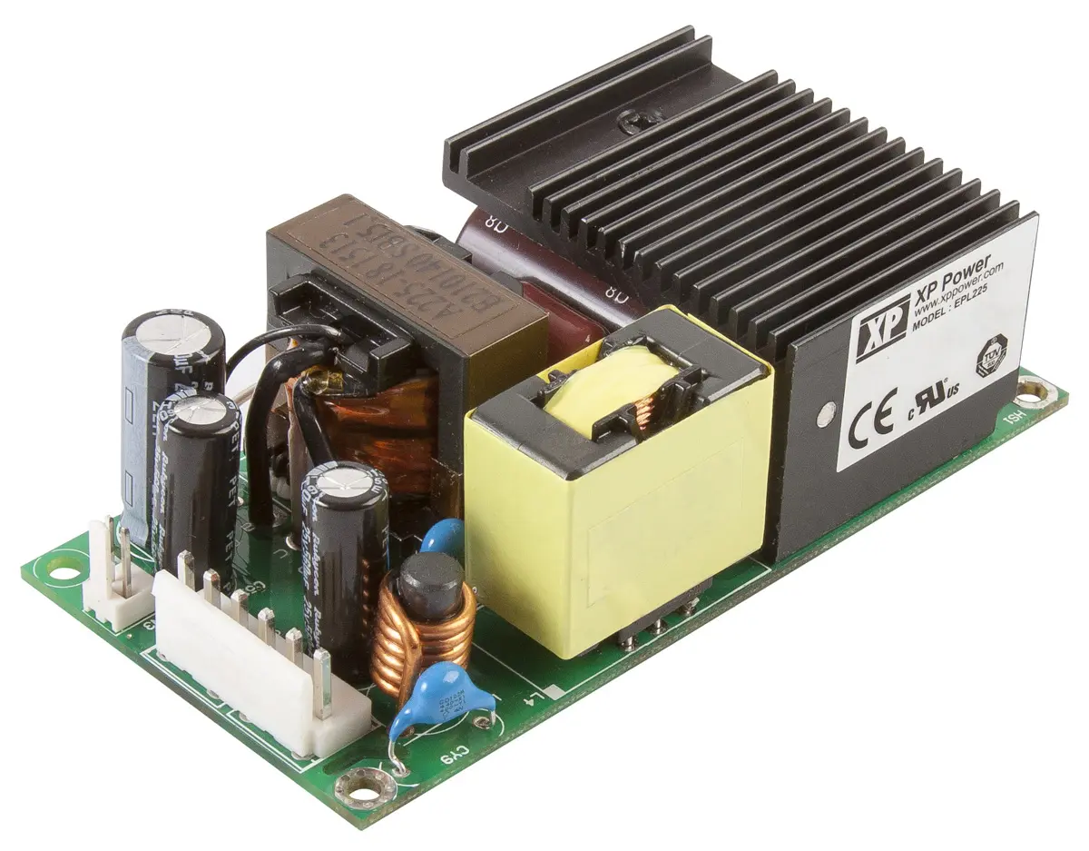 XP Power Schaltnetzteil, 36V dc / 6.25A 225W 85 → 264V ac Offene Bauform, Medizin-Zulassung, Gehäusemontage