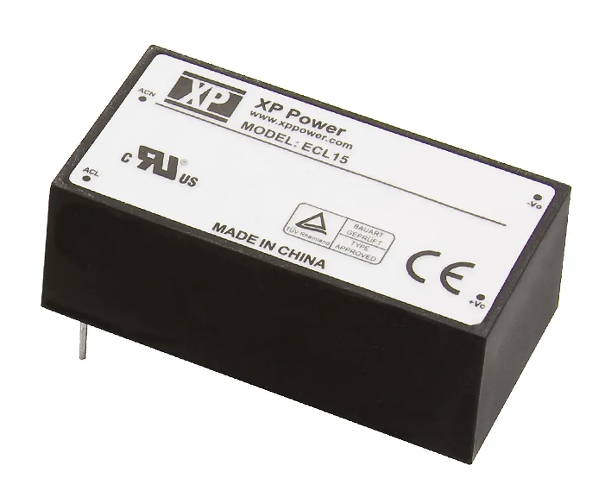 Produktfoto 1 von XP Power Schaltnetzteil, 5 V dc, ±15 V dc / 2 A, 150mA 3-Kanal 15W 120 → 370 V dc, 85 → 264 V ac