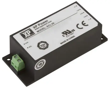 Produktfoto 1 von XP Power ECL Schaltnetzteil 2 15V dc 30 W, Fahrgestell 264V ac