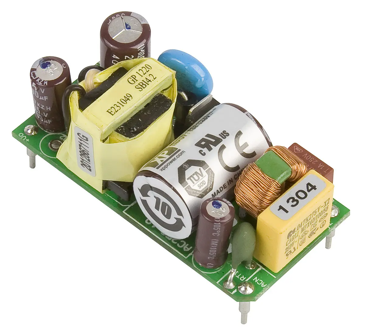 XP Power Schaltnetzteil, 12V dc / 830mA 10W 120 → 370 V dc, 85 → 264 V ac Offene Bauform, PCB-Montage