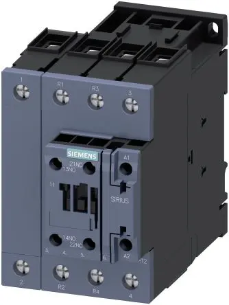 Produktfoto 1 von Siemens 3RT2 Schütz 230V ac-Spule, 4-polig, 690V ac / 35 A 230V ac 18.5 kW 2 Schließer/2 Öffner Motorsteuerung