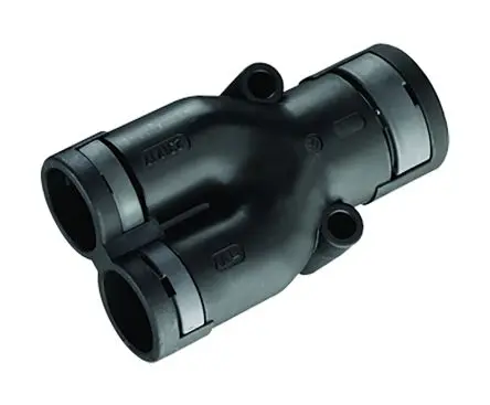 Produktfoto 1 von Kopex BEYR Nylon 12 Kabelrohr Befestigung 2 x M5 17 mm Schwarz Nickel (Gewinde)-Finish IP68