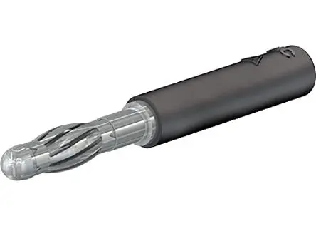 Produktfoto 1 von Staubli Prüfsteckverbinder-Adapter Schwarz Messing Nickel 30 V ac, 60V dc