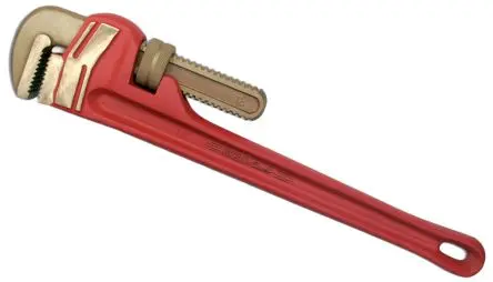 Ega-Master VDE 1000V zugelassen Schraubenschlüssel Rohrzange Nicht parkend, Metall Griff, Backenweite 60.8 mm, / Länge