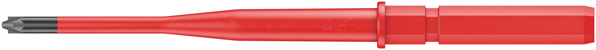Produktfoto 1 von Wera VDE 1000V zugelassen PZ1 Isoliert / Klinge 154 mm