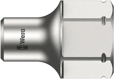 Produktfoto 1 von Wera 1/4 in Standard Buchse SW 4.5 mm Sechskant x 9.5mm