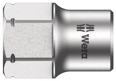 Produktfoto 1 von Wera 1/4 in 6-Kant Buchse SW 7 mm Sechskant x 9.5 mm