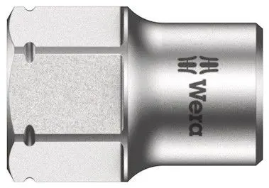 Produktfoto 1 von Wera 1/4 in Standard Buchse SW 7 mm Sechskant x 9.5mm