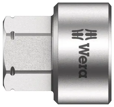 Produktfoto 1 von Wera 1/4 in 6-Kant Buchse SW 12 mm Sechskant x 9.5 mm