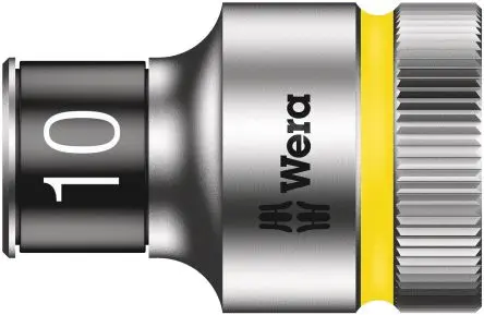 Produktfoto 1 von Wera 1/2 in Standard Buchse SW 10 mm x 10.4mm