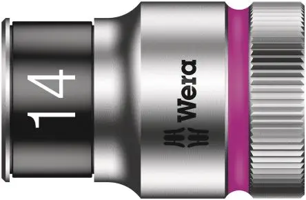 Produktfoto 1 von Wera 1/2 in Standard Buchse SW 14 mm x 11.4mm