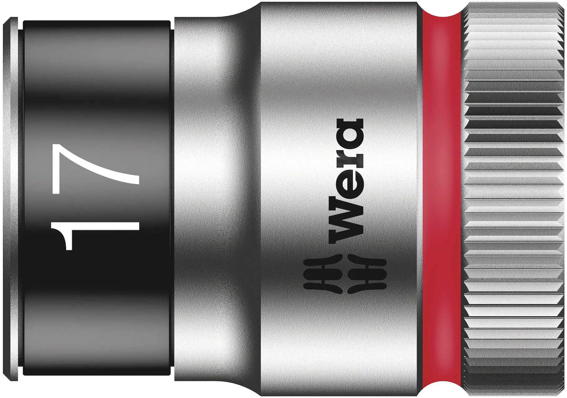 Produktfoto 1 von Wera 1/2 in Steckschlüssel Chrom Vanadium Stahl Höhensicher, Länge 12.5 mm