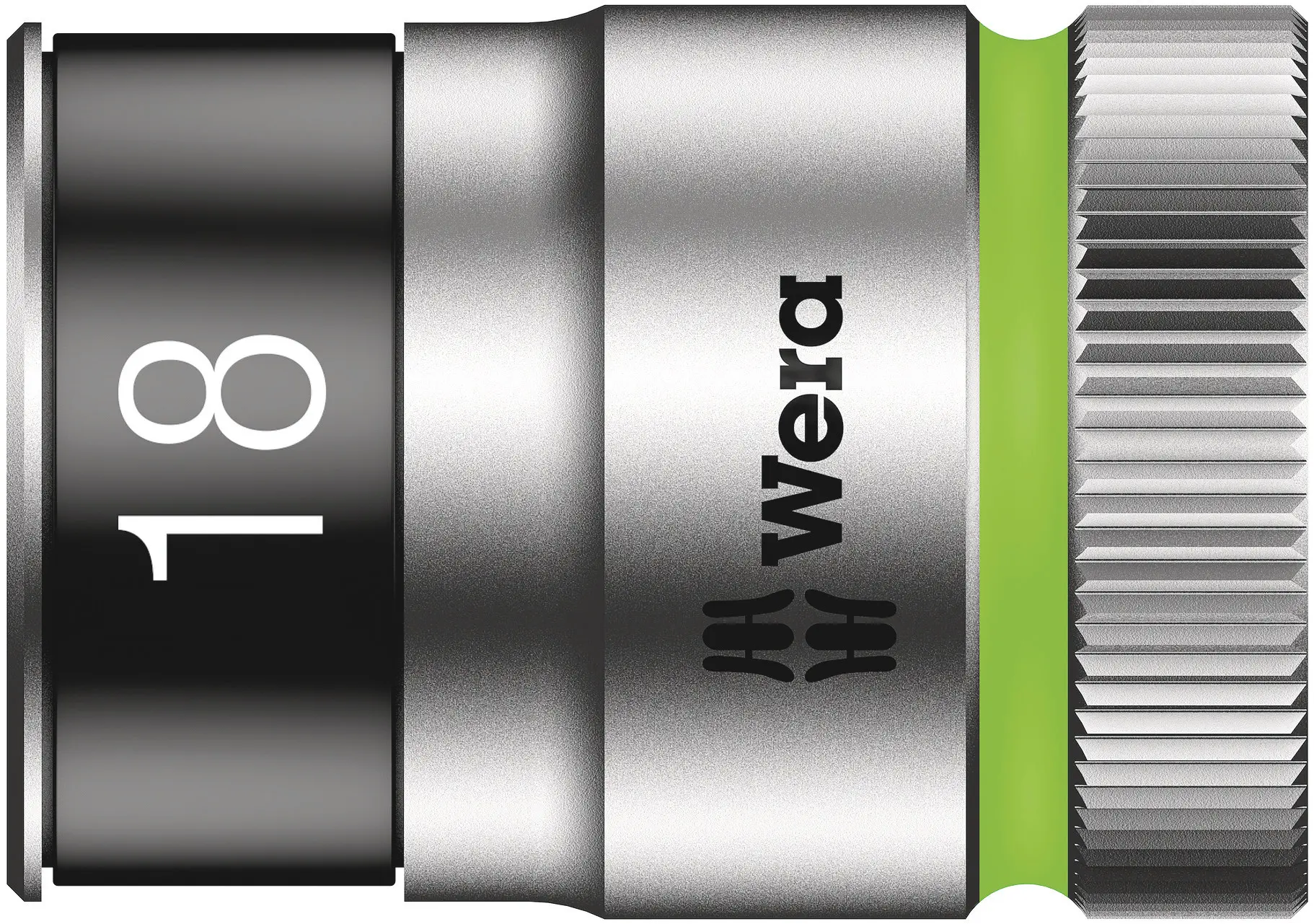 Produktfoto 1 von Wera 1/2 in 6-Kant Buchse SW 18 mm x 12.5 mm