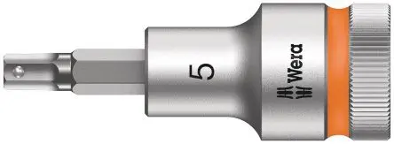 Produktfoto 1 von Wera 1/2 in Sechskant Buchse SW 5 mm Sechskant x 21.5mm