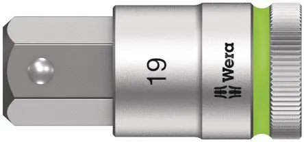 Produktfoto 1 von Wera 1/2 in Bit Buchse SW 19 mm Sechskant x 23.0mm