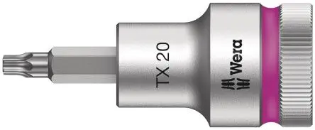Produktfoto 1 von Wera 1/2 in Innensechsrund Buchse SW TX 20x25 x 60mm