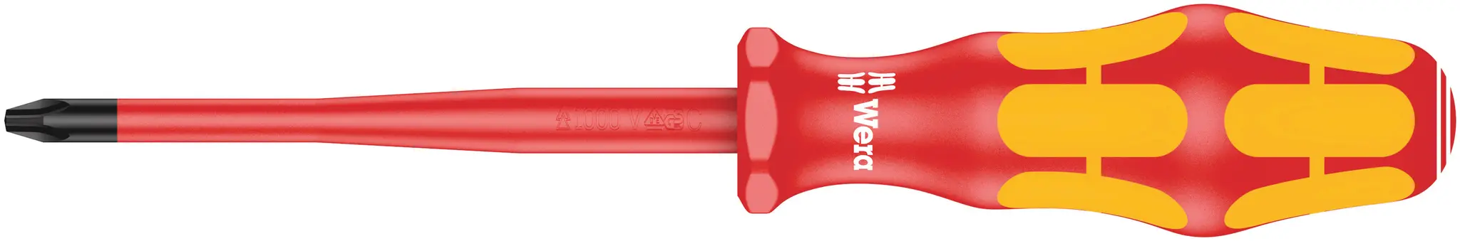 Produktfoto 1 von Wera VDE 1000V zugelassen PH2 Isoliert, 198 mm / Klinge 100 mm