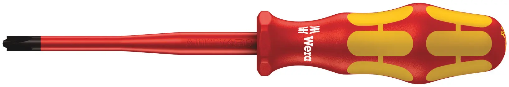 Produktfoto 1 von Wera VDE 1000V zugelassen PZ2 Isoliert, 198 mm / Klinge 100 mm