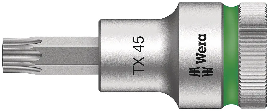 Produktfoto 1 von Wera 1/2 in Bit Buchse SW TX45 x 60 mm