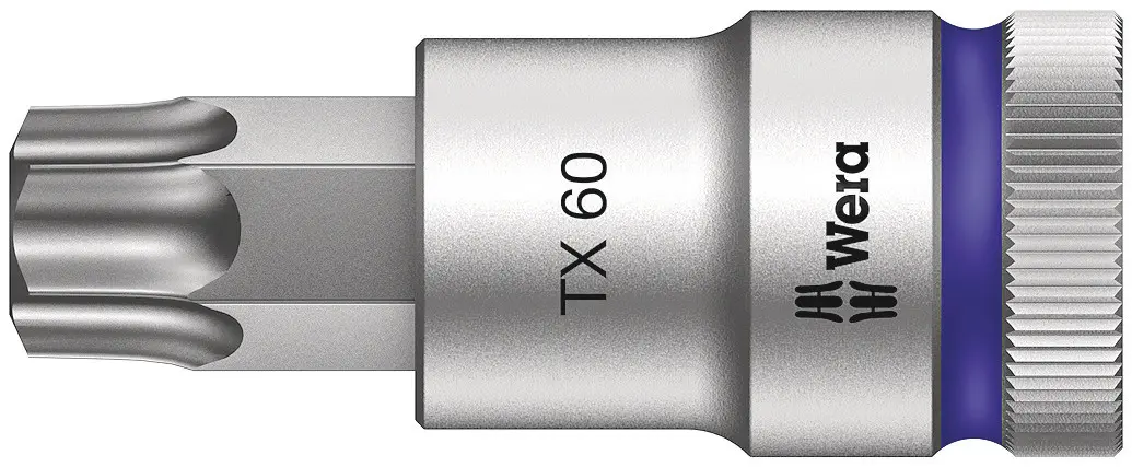 Produktfoto 1 von Wera 1/2 in Innensechsrund Buchse SW TX60 x 60 mm