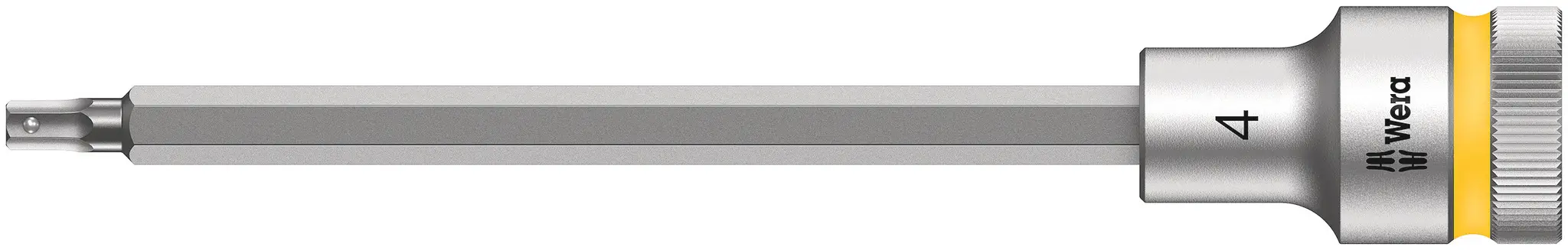 Produktfoto 1 von Wera 1/2 in Sechskant Buchse SW 4 mm Sechskant x 101.5 mm