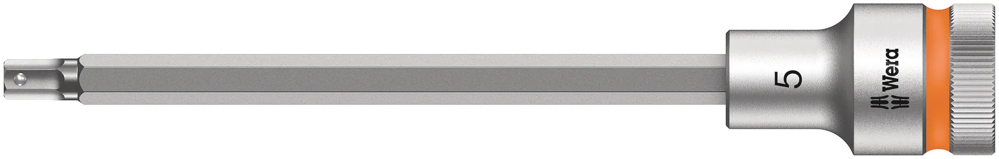 Produktfoto 1 von Wera 1/2 in Sechskant Buchse SW 5 mm Sechskant x 101.5 mm