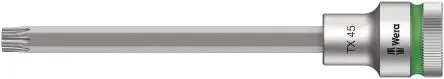 Produktfoto 1 von Wera 1/2 in Bit Buchse SW TX45 x 140mm