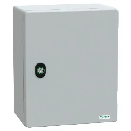 Produktfoto 1 von Schneider Electric PanelSeT Polyethylenterephthalat Wandanschlusskasten Grau IP66, HxBxT 308 mm, 255 mm x 160 mm