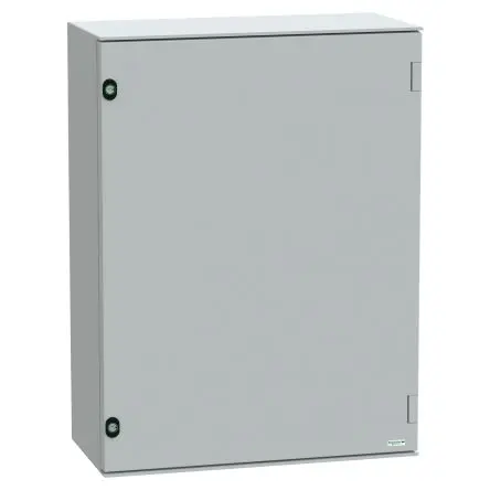 Produktfoto 1 von Schneider Electric PanelSeT Polyethylenterephthalat Wandanschlusskasten Grau IP66, HxBxT 847 mm, 636 mm x 300 mm