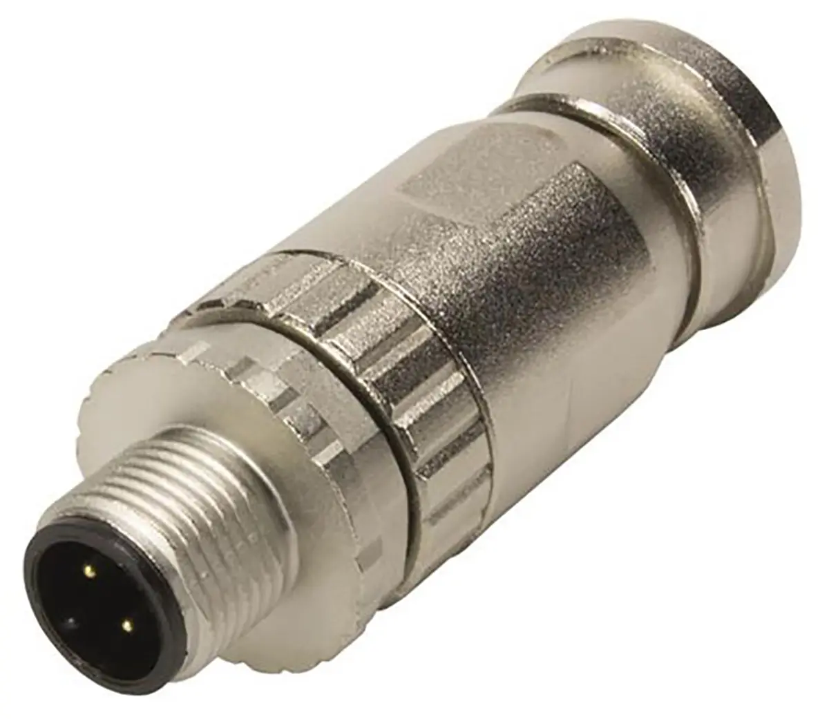 Produktfoto 1 von HARTING M12 20 mm M12 Rundsteckverbinder Stecker 5-polig Stecker 7.5A Kabel IP40