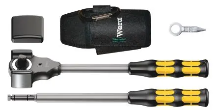 Produktfoto 1 von Wera Koloss 1/2 in Ratschen-Steckschlüssel Ratsche Höhensicher, Länge 137 mm